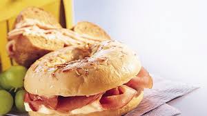 Bagel with Ham & Cheese