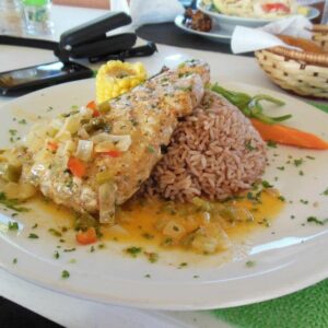Grouper Fillet (Grilled or Blackened) with Caper Butter Sauce