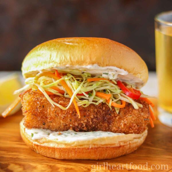 Fried Fish Burger