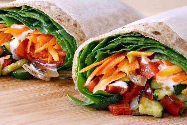 Loaded Veggies Folded Wrap