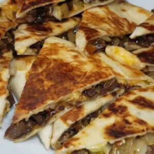Saltfish Quesadilla