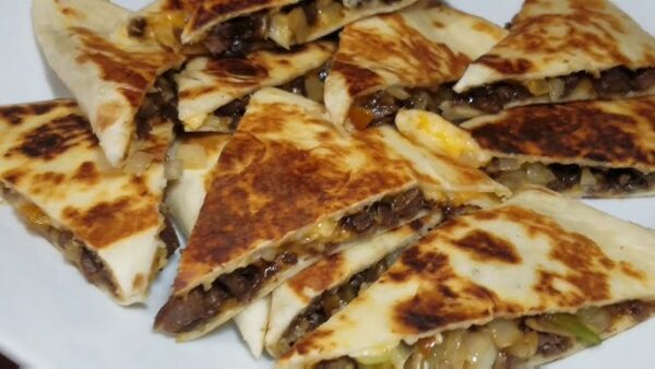 Saltfish Quesadilla