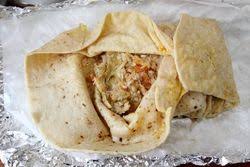 Saltfish Roti