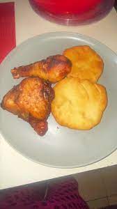 Wings with 4 Johnny Cakes