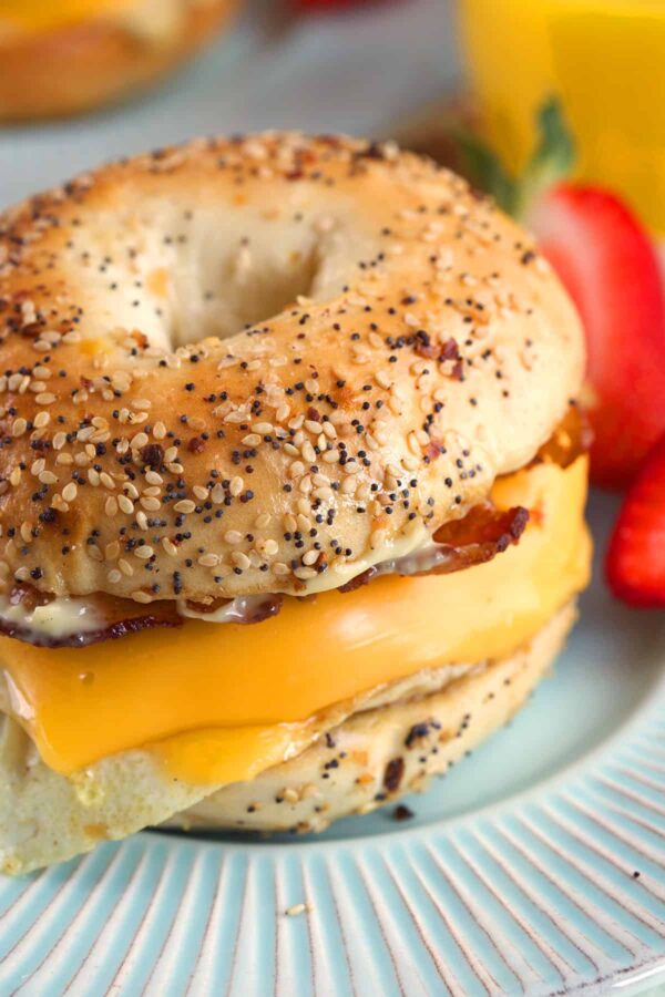 Bacon and Cheese Bagel