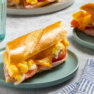 Egg, Ham & Cheese Sandwich