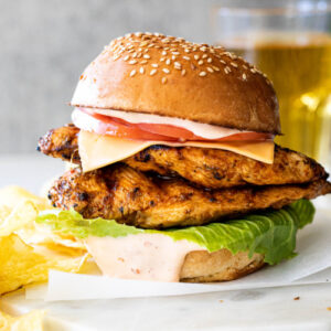 Grilled Chicken Burger