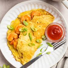 Shrimp Omelette