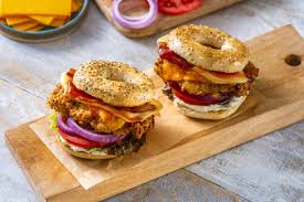 Spicy Chicken Bagel