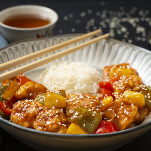 Sweet N Sour Chicken and Jasmine Rice