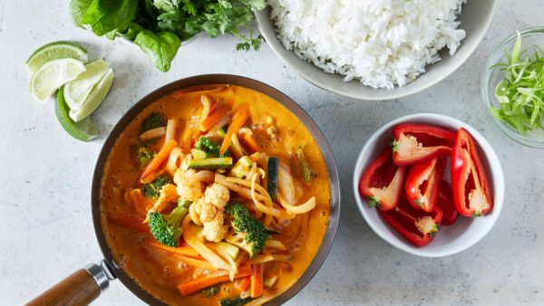 Thai Red Curry with Jasmine Rice
