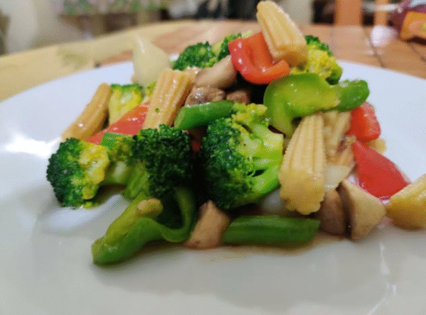 Stir Fry Wok Vegetables and Jasmine Rice