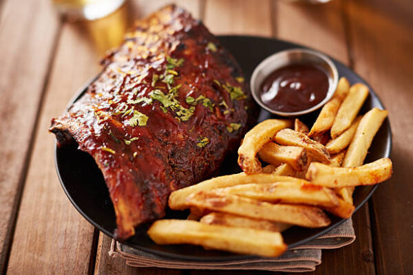 BBQ Ribs and Fries