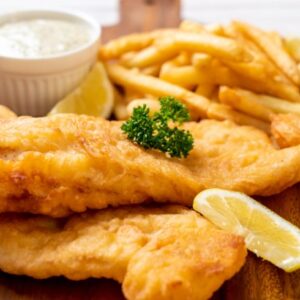 Beer Battered Fish & Chips