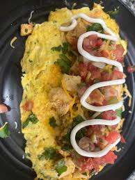 Chicken Fajita Omelette