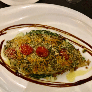 Cranberry Cashew Coated Mahi Mahi