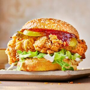 Crispy Fried Chicken Burger