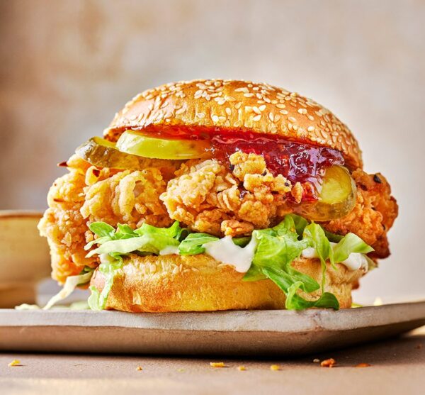 Crispy Fried Chicken Burger