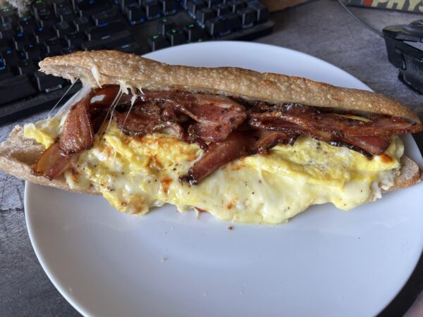 Egg & Bacon Sandwich