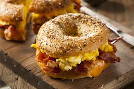 Egg, Cheese & Bacon Bagels