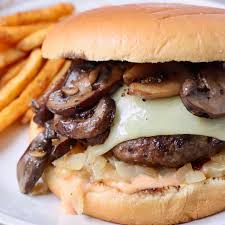 Mushroom Melt Burger