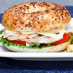 Turkey & Cheese Bagel